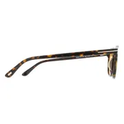Tom Ford FT1302 HOLT-02 52E, Tortoiseshell frame, Golden Brown lenses, view 3