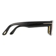 Tom Ford FT1303 SMITH-02 01E, Black frame, Golden Brown lenses, view 3
