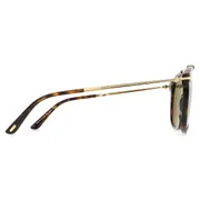 Tom Ford FT1306 SAM-02 52N, Tortoiseshell frame, Dark Green lenses, view 3