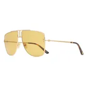 Tom Ford FT1307 ELIOTT-02 30E, Gold frame, Golden Brown lenses, view 2