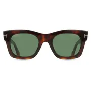 Tom Ford FT1314 EMMA-02 53N, Tortoiseshell frame, Dark Green lenses, view 1