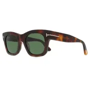 Tom Ford FT1314 EMMA-02 53N, Tortoiseshell frame, Dark Green lenses, view 2