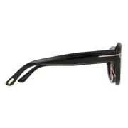 Tom Ford FT1316 STACY-02 01A, Black frame, Smoke Grey lenses, view 3
