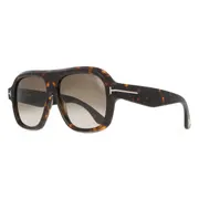 Tom Ford FT1324 RHONDA-02 52K, Tortoiseshell frame, Gradient Roviex Grey lenses, view 2