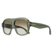 Tom Ford FT1324 RHONDA-02 93P, Green frame, Gradient Khaki Green lenses, view 2