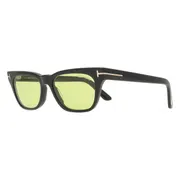 Tom Ford FT1362 PENN-02 01N, Black frame, Yellow Green lenses, view 2