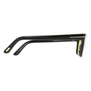 Tom Ford FT1362 PENN-02 01N, Black frame, Yellow Green lenses, view 3