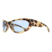 Tom Ford FT1365 LEONA-02 56V, Tortoiseshell frame, Light Blue lenses, view 2