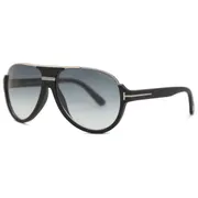 Tom Ford FT0334 DIMITRY 02W, Black frame, Blue lenses, view 2