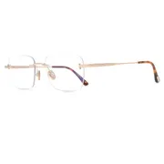 Tom Ford FT6117-B 028 Blue-Light Block, Gold frame, view 2