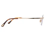 Tom Ford FT6117-B 028 Blue-Light Block, Gold frame, view 3