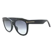 Tom Ford FT0870 WALLACE 01B, Black frame, Grey lenses, view 2