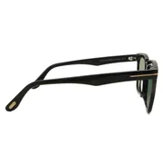 Tom Ford FT0646 01N, Black frame, Green lenses, view 3