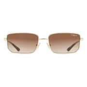 Vogue Eyewear VO4352S 848/13, Gold frame, Gradient Brown lenses, view 1