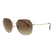 Vogue Eyewear VO4198S 848/13, Gold frame, Gradient Brown lenses, view 2