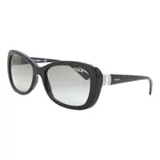 Vogue Eyewear VO2943SB TIMELESS W44/11, Black frame, Gradient Grey lenses, view 2