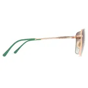 Vogue Eyewear VO4279S 5152E8, Gold frame, Green Gradient Brown lenses, view 3