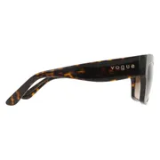 Vogue Eyewear VO5524S W65613, Tortoiseshell frame, Gradient Brown lenses, view 3
