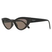 Vogue Eyewear VO5637SU W44/87, Black frame, Smoke Grey lenses, view 2