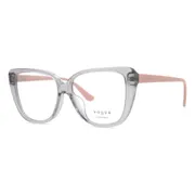 Vogue Eyewear VO5413F Asian Fit 2820, Clear frame, view 2