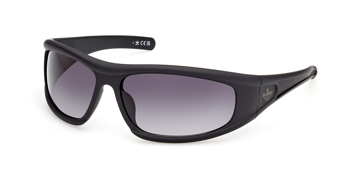 Adidas Originals OR0142 02B, Black frame, Gradient Smoke Grey lenses