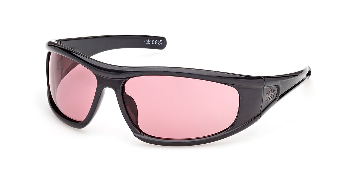 Adidas Originals OR0142 01Y, Black frame, Purple lenses