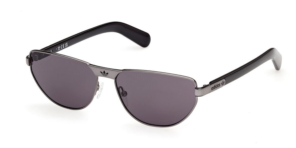 Adidas Originals OR0143 08A, Gunmetal frame, Smoke Grey lenses