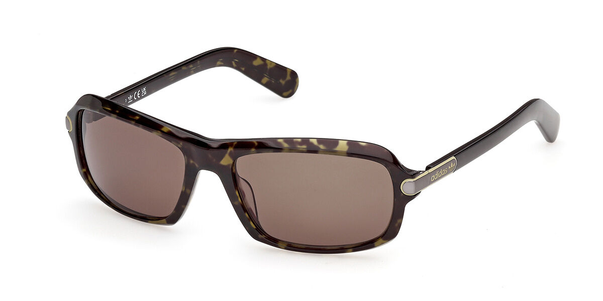 Adidas Originals OR0144 52N, Tortoiseshell frame, Dark Brown lenses