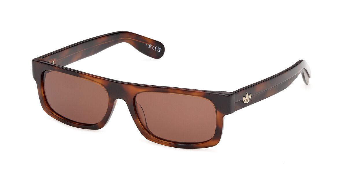 Adidas Originals OR0145 52E, Tortoiseshell frame, Dark Brown lenses