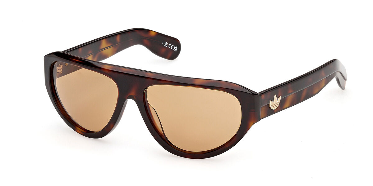 Adidas Originals OR0146 53E, Tortoiseshell frame, Golden Brown lenses