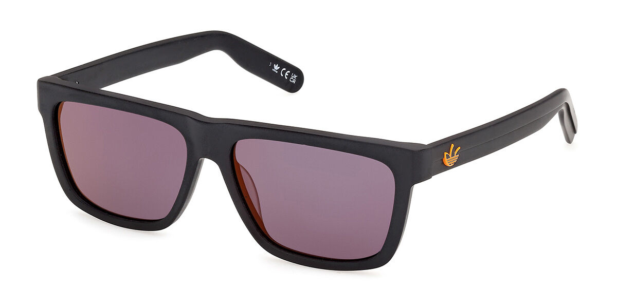Adidas Originals OR0147 02G, Black frame, Brown Mirror lenses