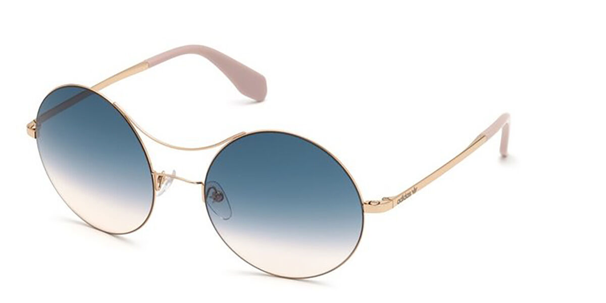 Adidas Originals OR0002 33W, Gold frame, Blue Gradient lenses