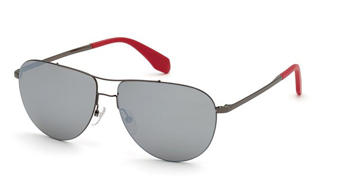 Adidas Originals OR0004 08C, Grey frame, Grey Mirror lenses