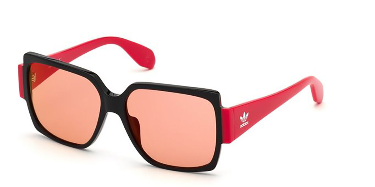 Adidas Originals OR0005 01U, Black frame, Bordeaux Mirror lenses