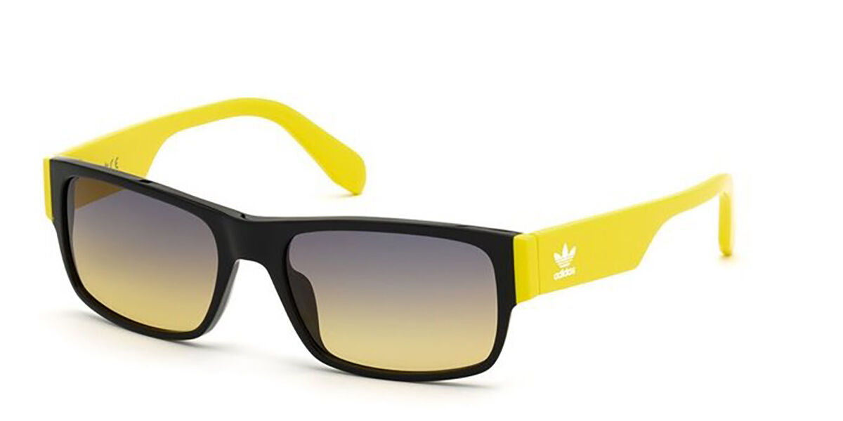 Adidas Originals OR0007 001, Black frame, Yellow Gradient lenses