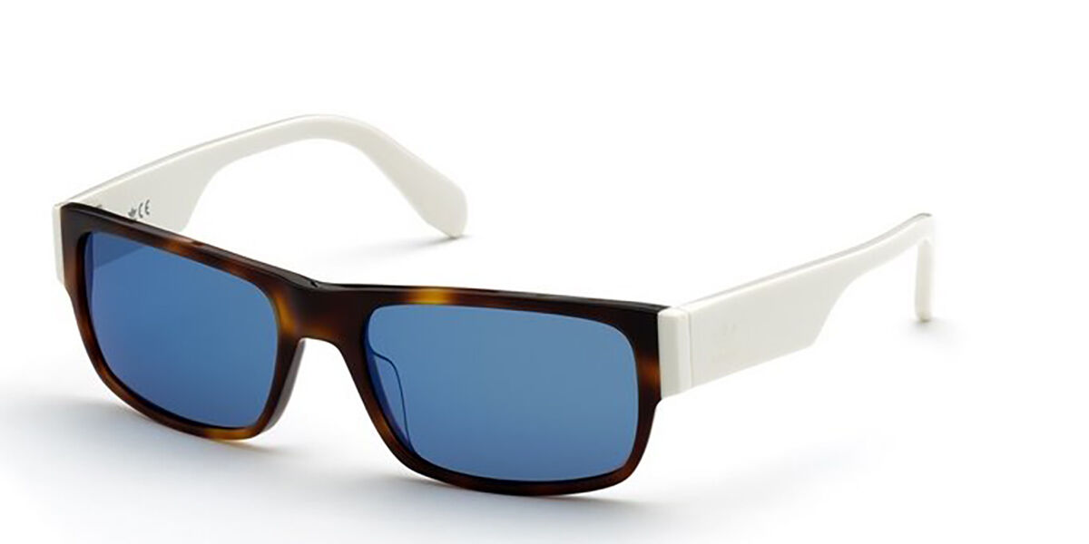 Adidas Originals OR0007 52X, Tortoiseshell frame, Blue Mirror lenses