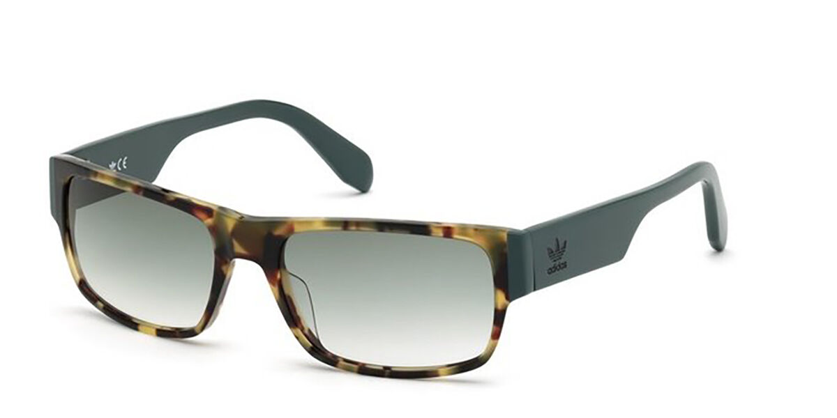 Adidas Originals OR0007 55P, Tortoiseshell frame, Green Gradient lenses