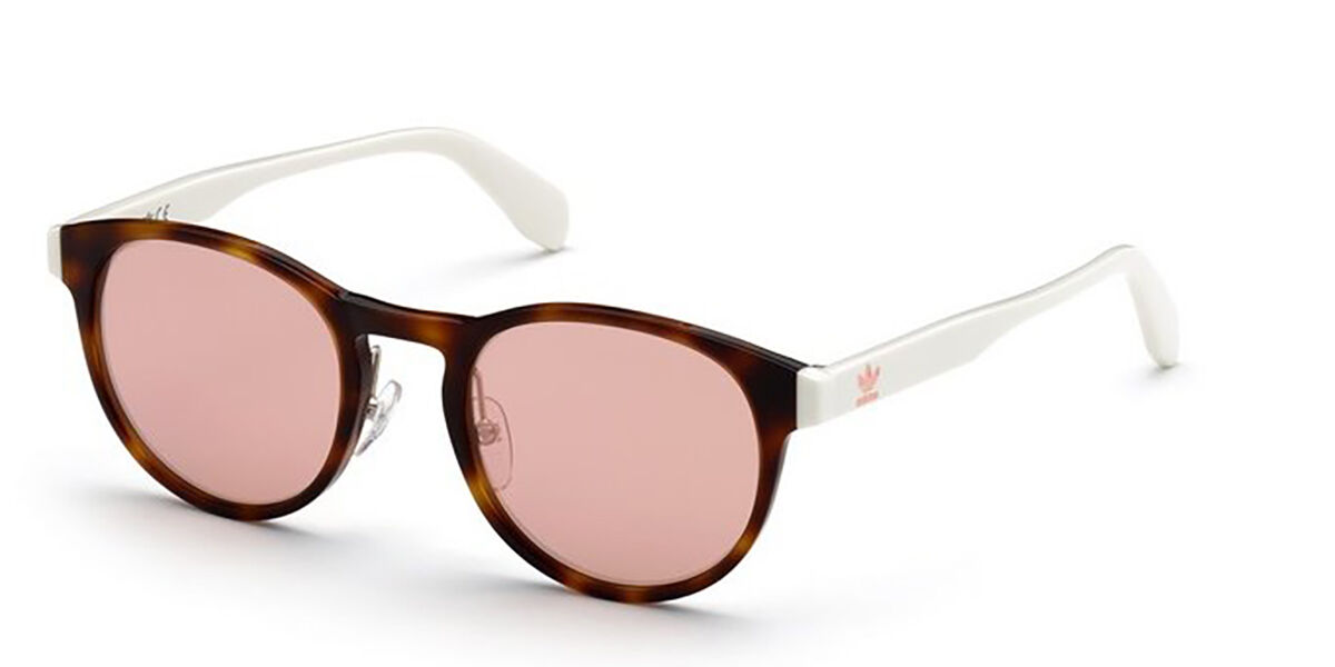 Adidas Originals OR0008-H 52U, Tortoiseshell frame, Bordeaux Mirror lenses