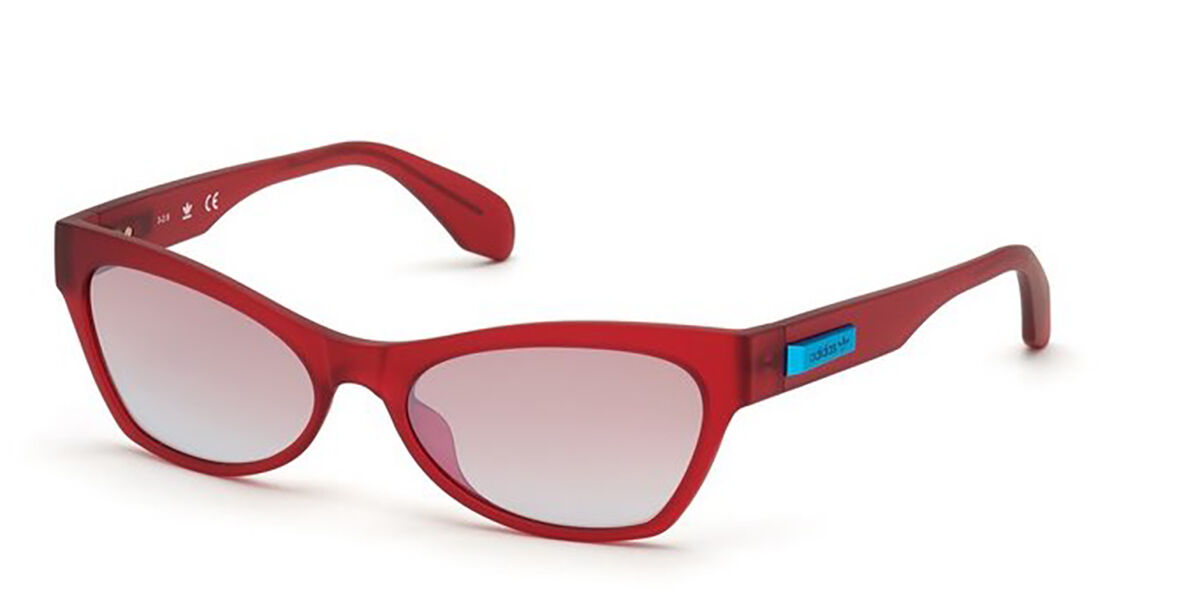 Adidas Originals OR0010 67G, Red frame, Brown Mirror lenses