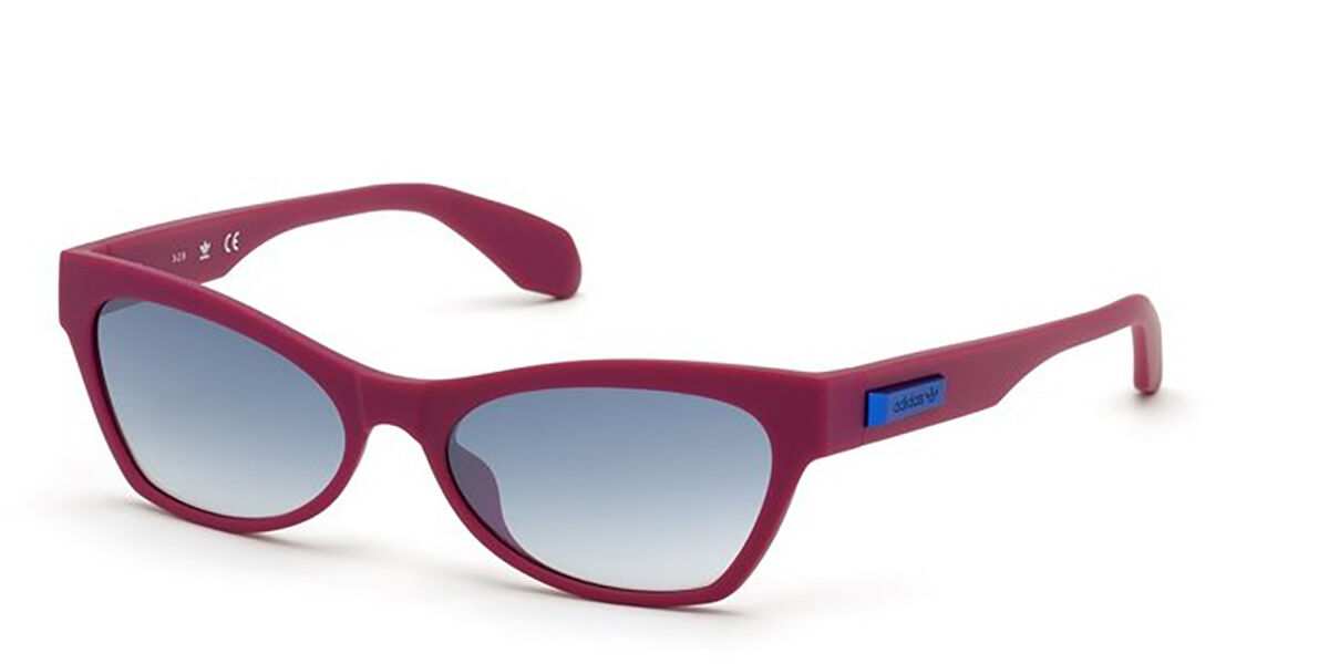 Adidas Originals OR0010 67X, Red frame, Gradient Blue Mirror lenses