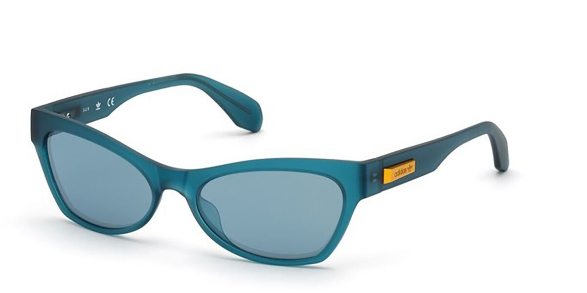 Adidas Originals OR0010 88Q, Green frame, Green Mirror lenses