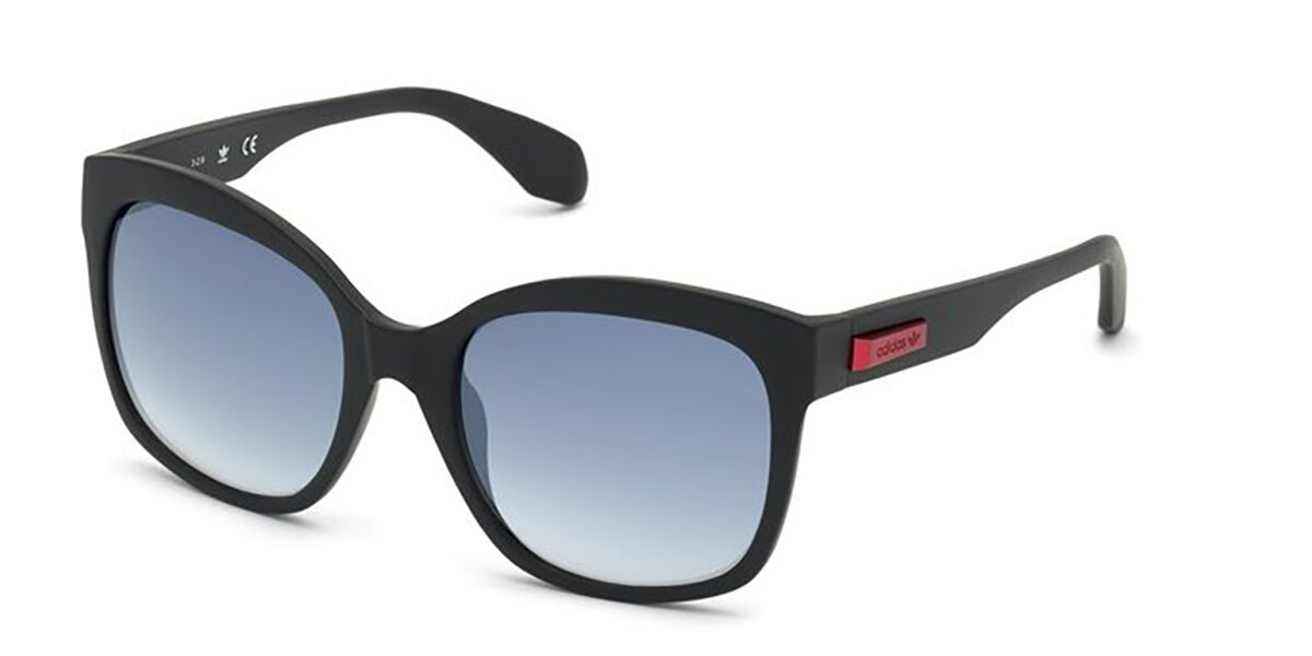Adidas Originals OR0012 02C, Black frame, Gradient Blue Mirror lenses