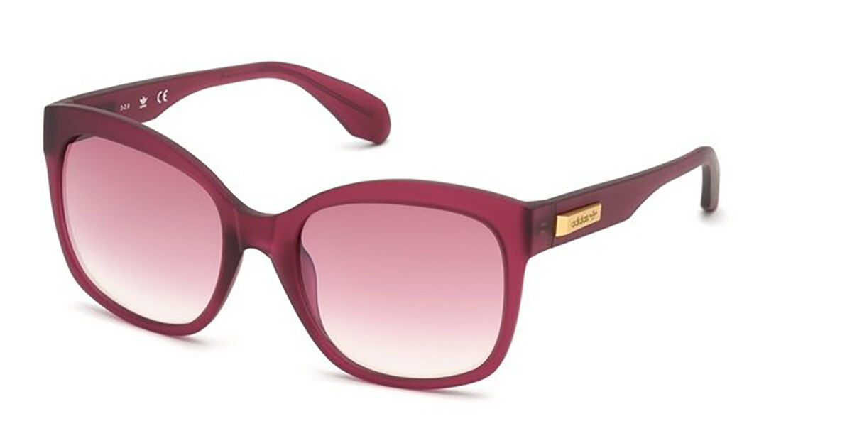 Adidas Originals OR0012 67U, Red frame, Bordeaux Mirror lenses