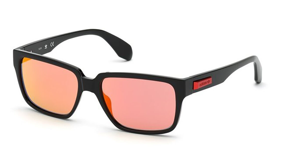 Adidas Originals OR0013 01U, Black frame, Bordeaux Mirror lenses