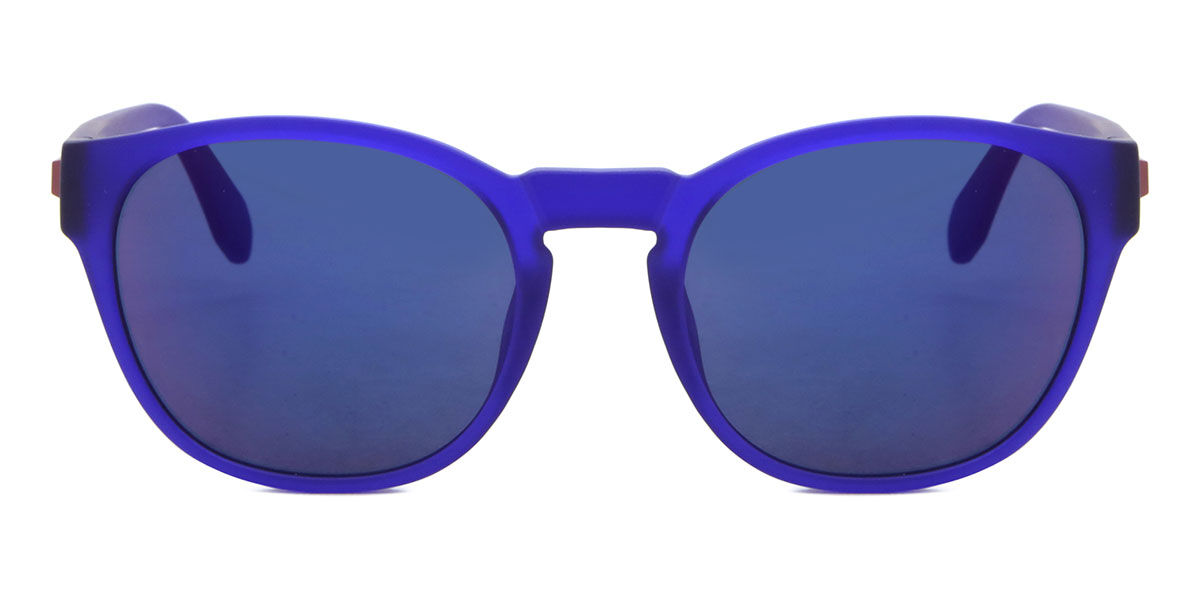 Adidas Originals OR0014 82X, Purple frame, Blue Mirror lenses
