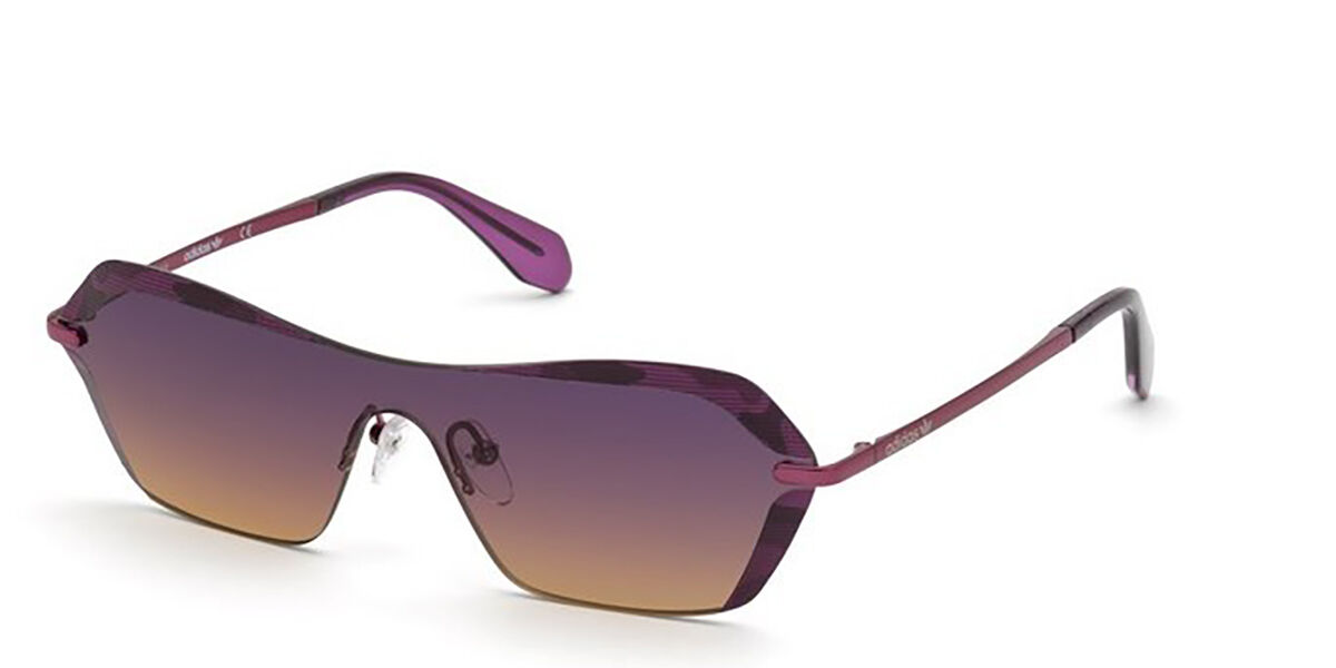 Adidas Originals OR0015 81Z, Purple frame, Purple Mirror lenses