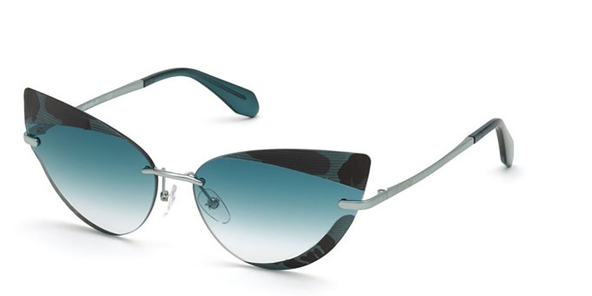 Adidas Originals OR0016 84W, Blue frame, Green Gradient lenses