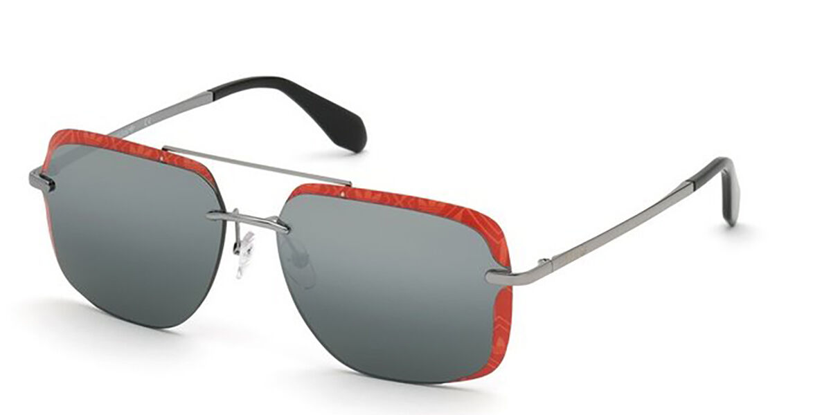 Adidas Originals OR0017 12C, Grey frame, Grey Mirror lenses