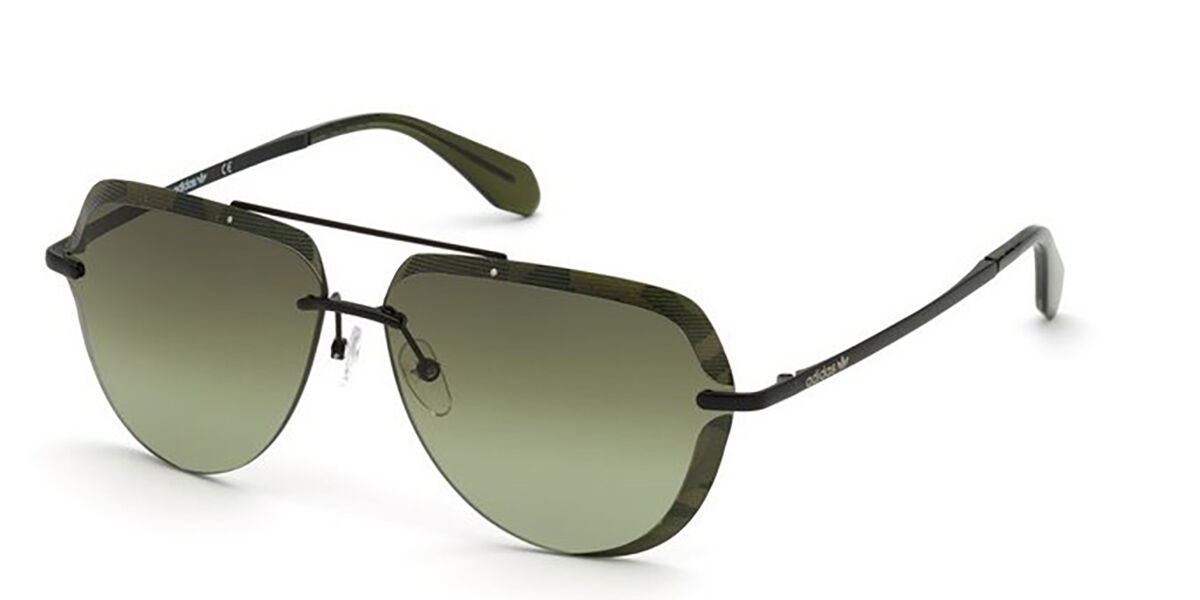 Adidas Originals OR0018 05P, Black frame, Green Gradient lenses
