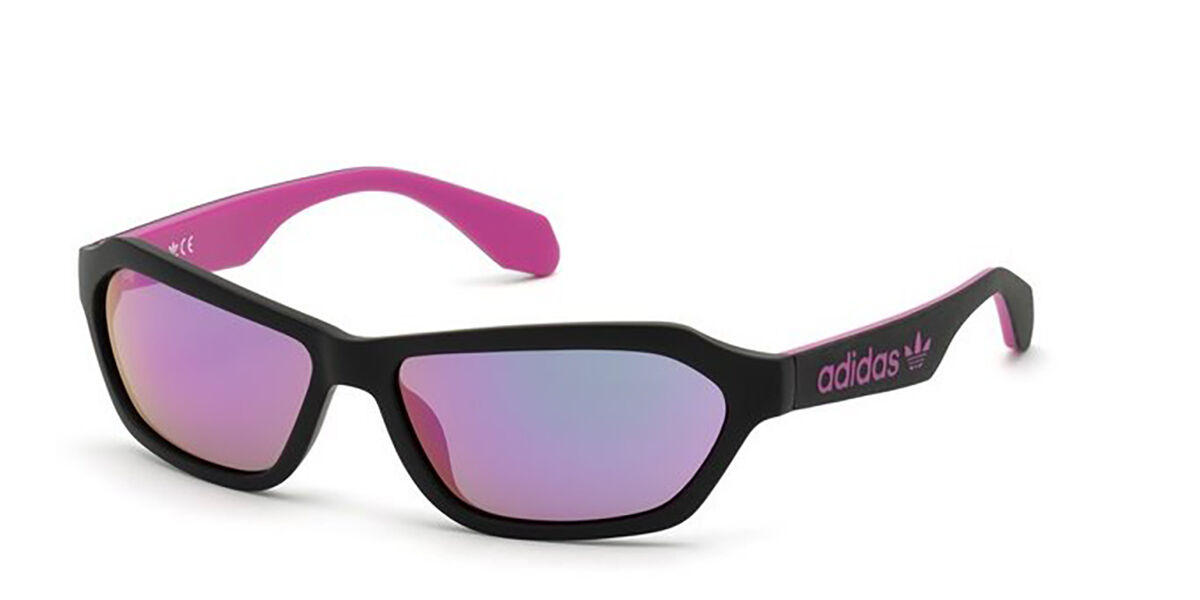 Adidas Originals OR0021 02U, Black frame, Bordeaux Mirror lenses